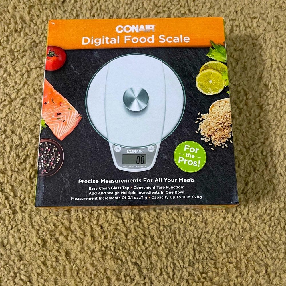 Conair Digital Food Scale - Model CNF130 (NWT)